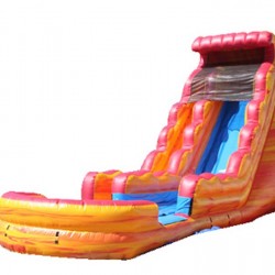 Inflatable Fire and Ice Water Slide