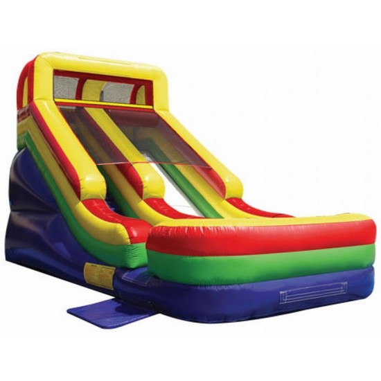 Inflatable Single Lane Dry Slide