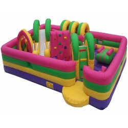 Kids Zone Inflatable Obstacle Course Kids Zone Inflatable Obstacle Course