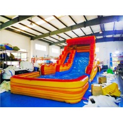 Inflatable Fire and Ice Water Slide Inflatable Fire and Ice Water Slide