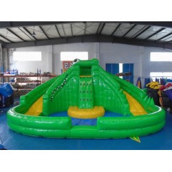 Crocodile Isle Inflatable Water Park And Slide Crocodile Isle Inflatable Water Park And Slide