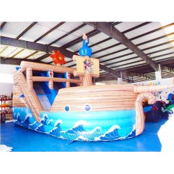 Inflatable Pirate Double Line Slide Inflatable Pirate Double Line Slide