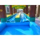 Hawaiian Slip And Slide Double Lane W Pool Hawaiian Slip And Slide Double Lane W Pool