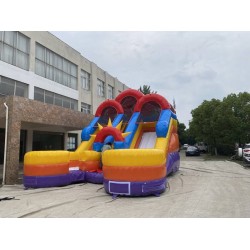 Double Splash Inflatable Slide Double Splash Inflatable Slide